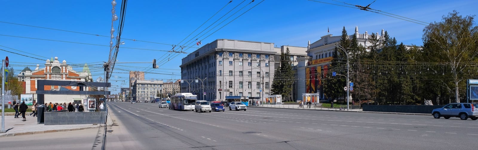 Красный проспект в Новосибирске